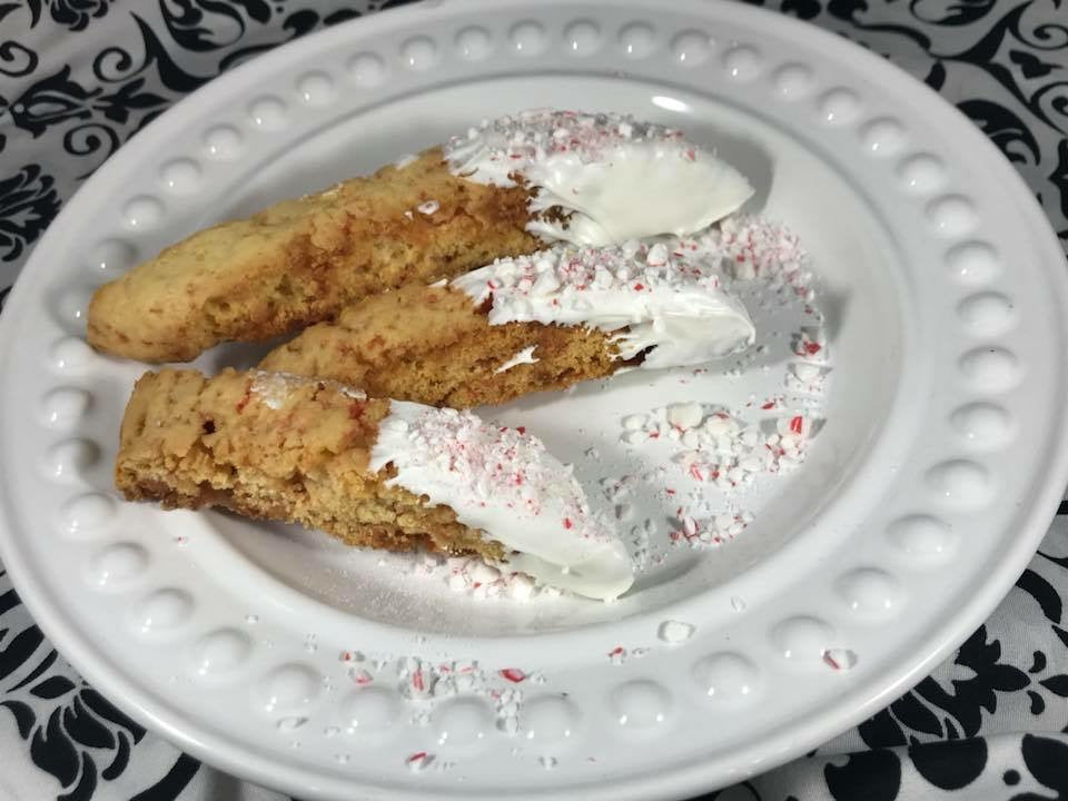 Peppermint Crunch Biscotti