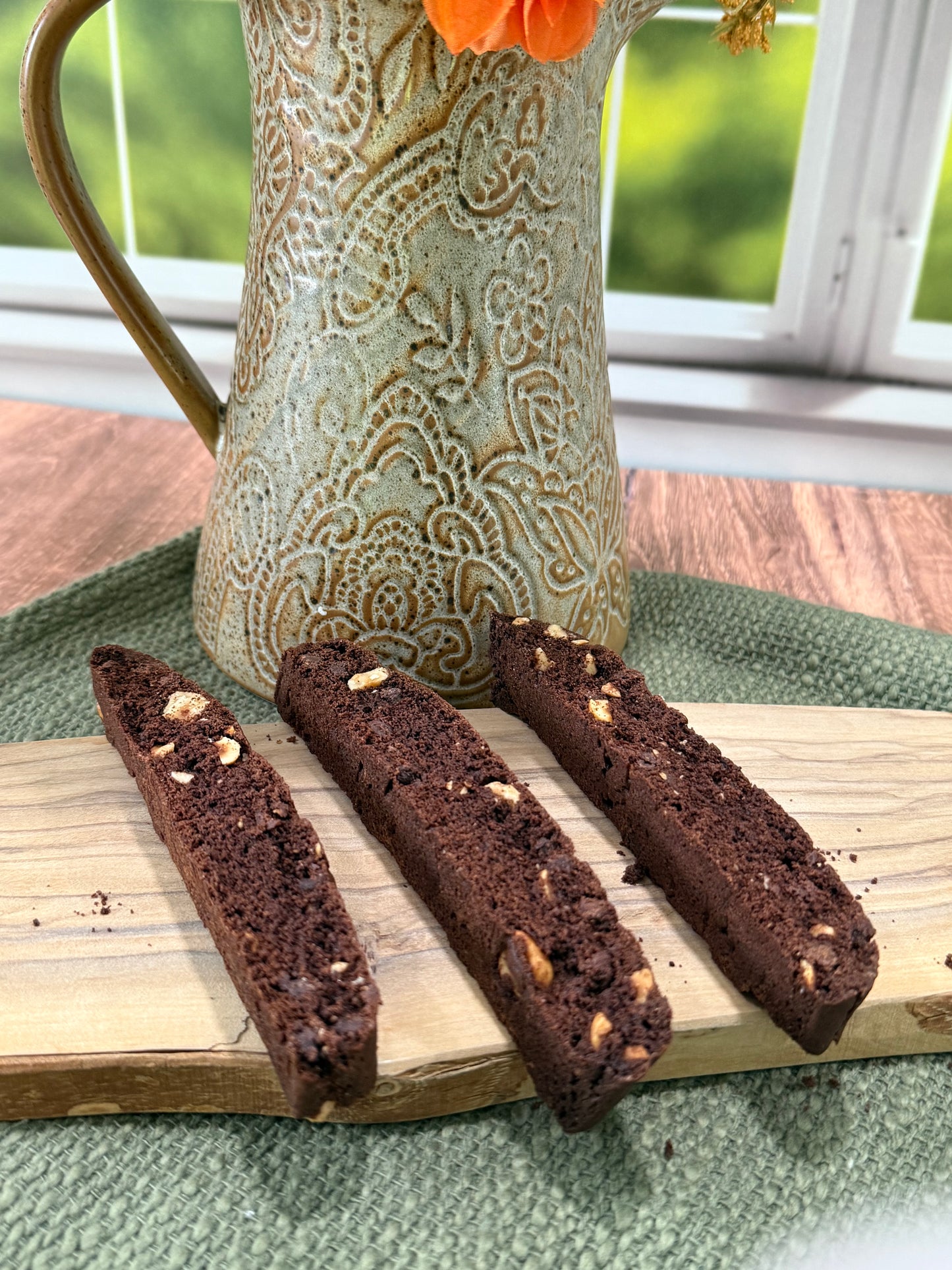 Chocolate Hazelnut Biscotti