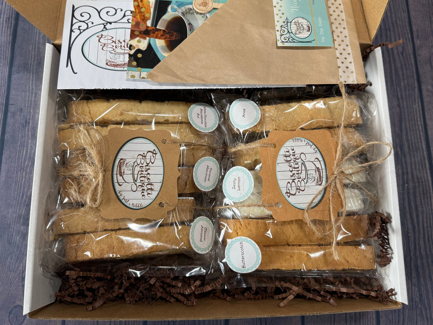 Sip and Dip Club-Monthly Biscotti!