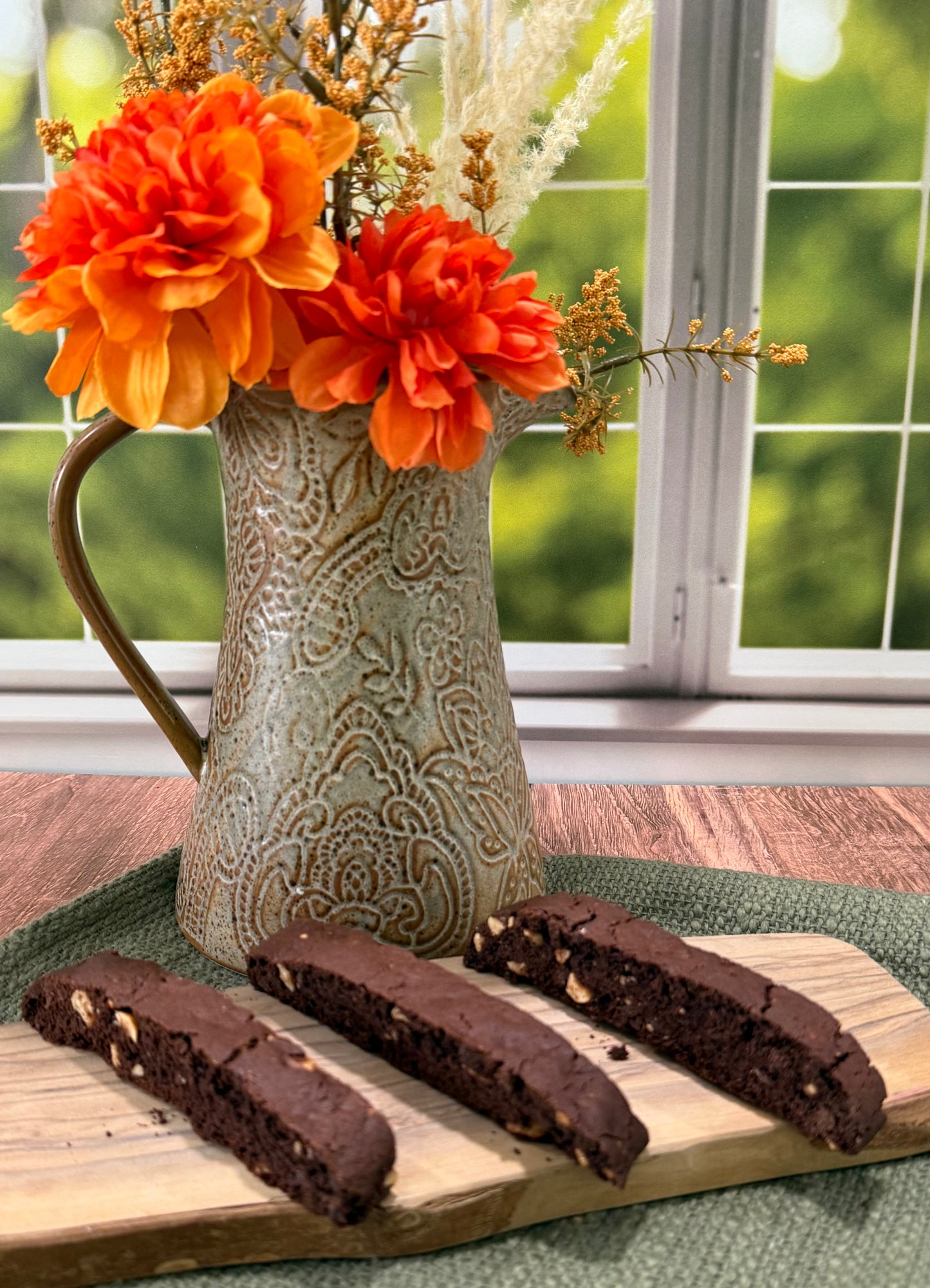 Chocolate Hazelnut Biscotti