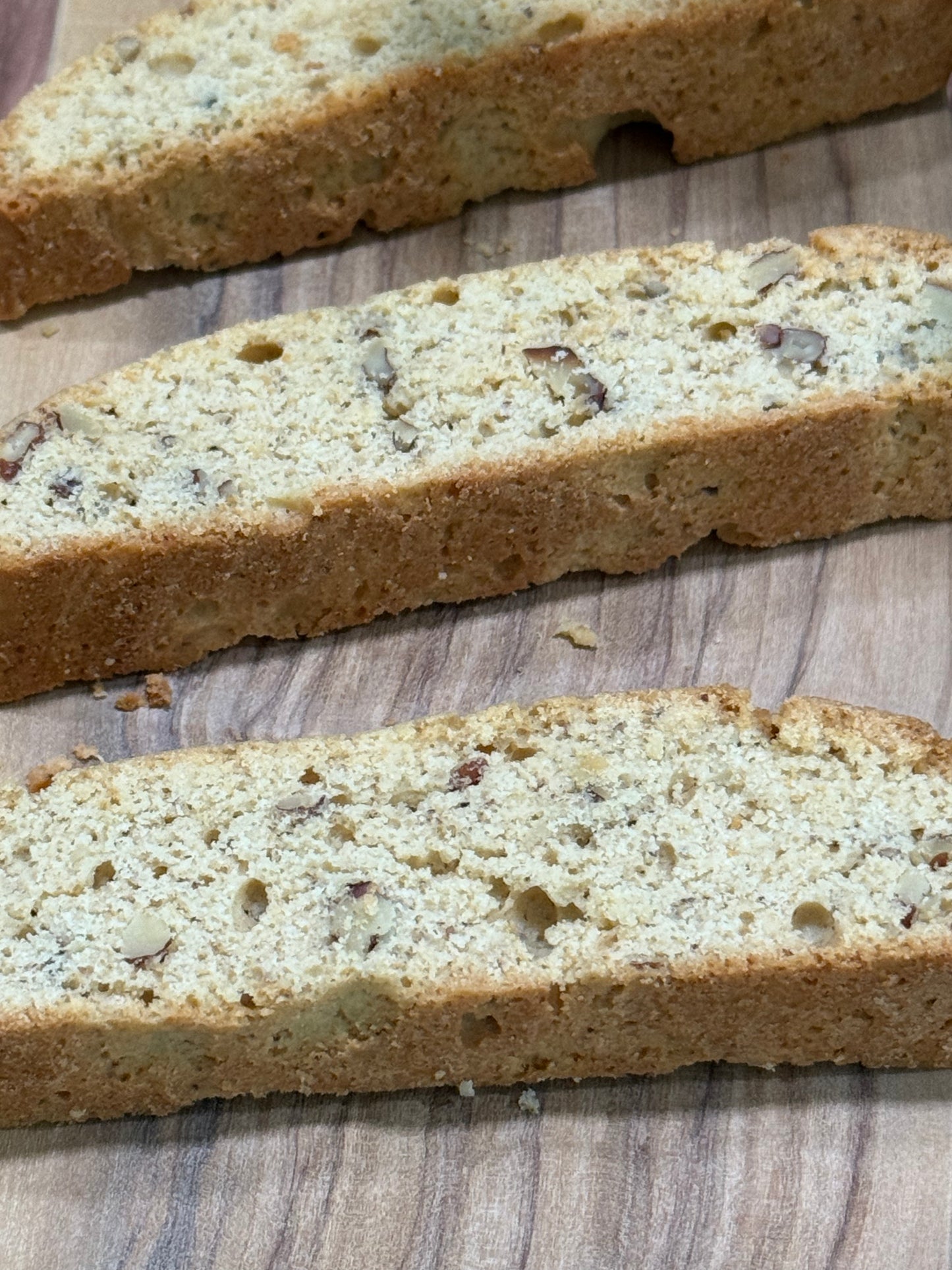 Creamy Butter Pecan Biscotti