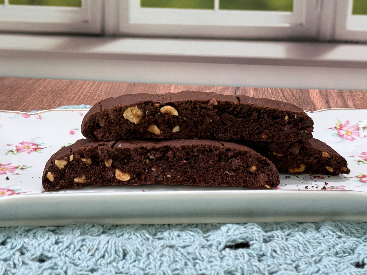 Chocolate Hazelnut Biscotti