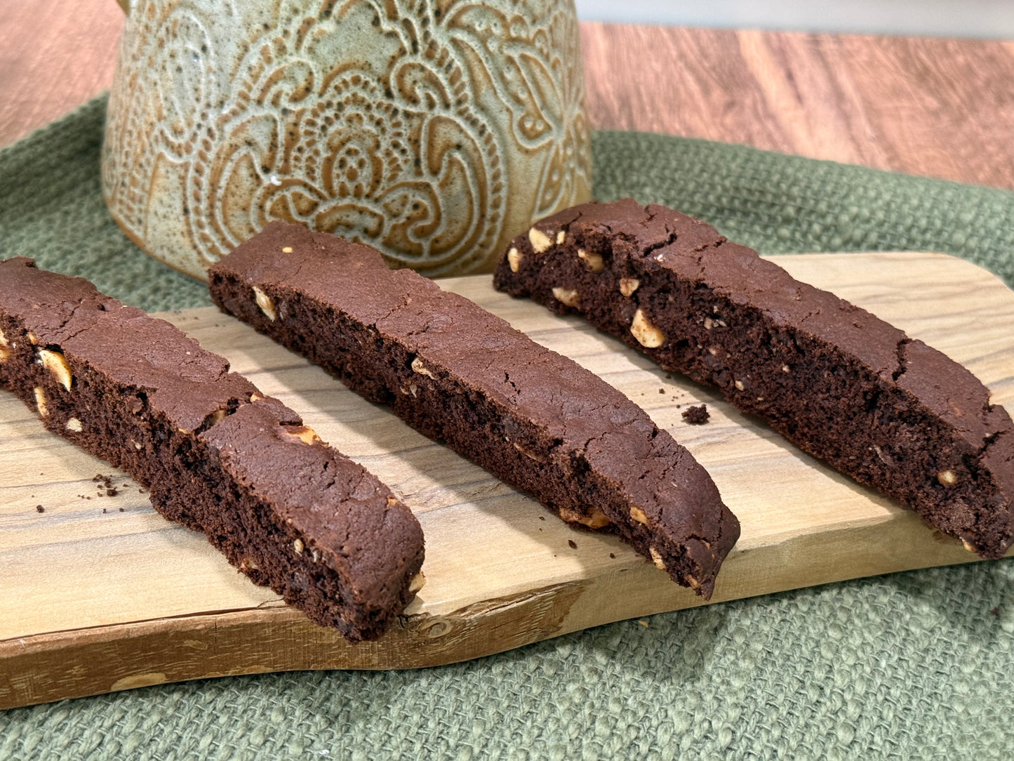 Chocolate Hazelnut Biscotti
