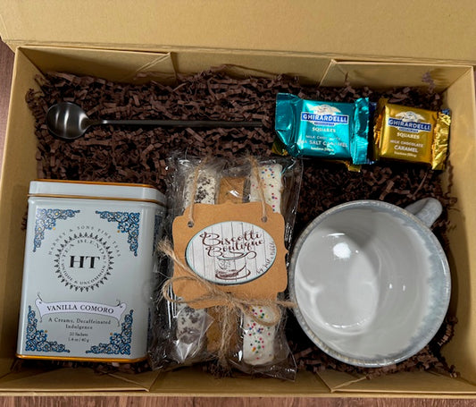 Biscotti & Tea Gift Box- Keep it Simple