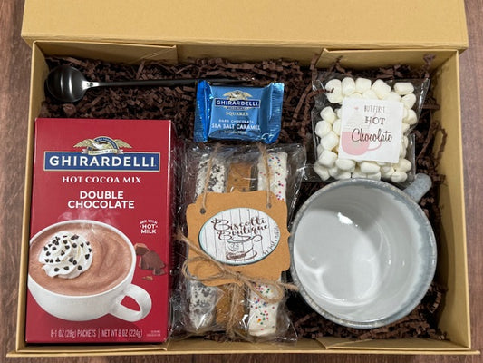 Biscotti & Hot Cocoa Gift Box- Keep it Simple