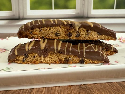 Peanut Butter Cup Biscotti