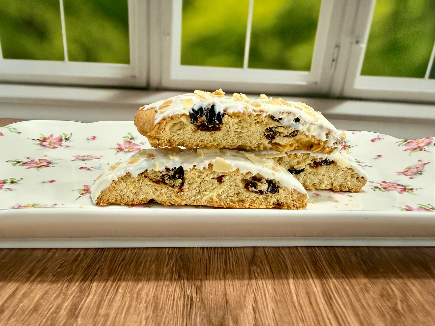 Cherry Amaretto Almond Biscotti